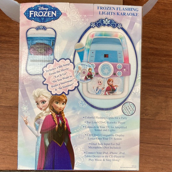 Disney Portable Audio & Video Disney Frozen Flashing Lights Karaoke